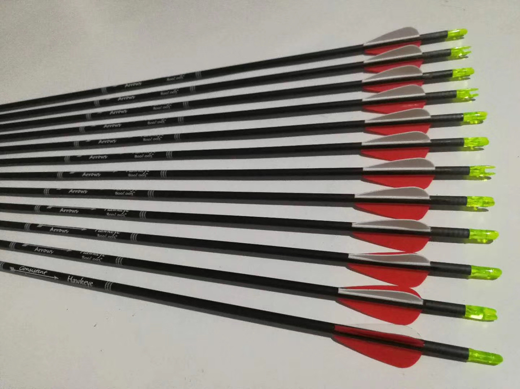 durable ,pure fiber, fletched vanes soft spine for up to 40 carbon